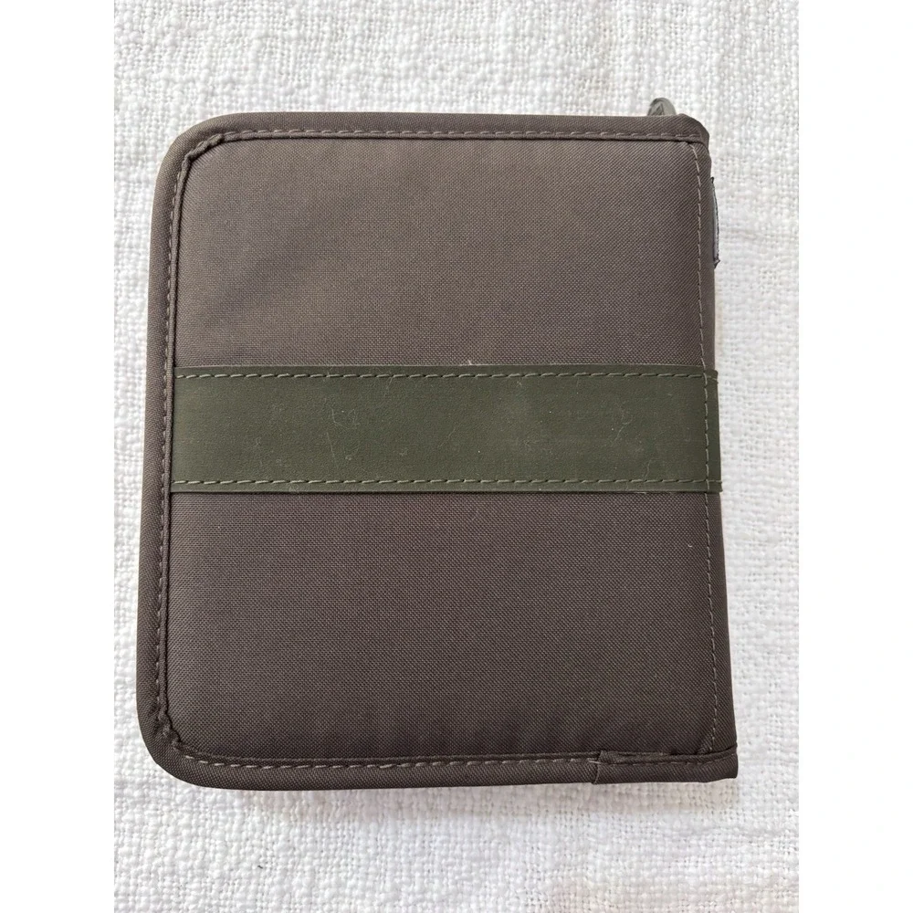 Vintage Mead Five Star Mini Fat Little Day Planner 1996‎ Olive Green EUC!